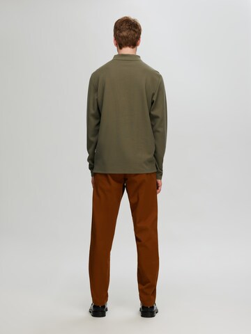 SELECTED HOMME Shirt 'SLHFINLEY' in Groen