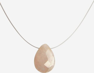 Gemshine Necklace in Silver: front