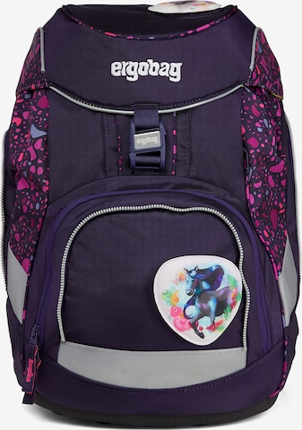 ergobag Backpack 'Bärgasus Glow' in Purple: front