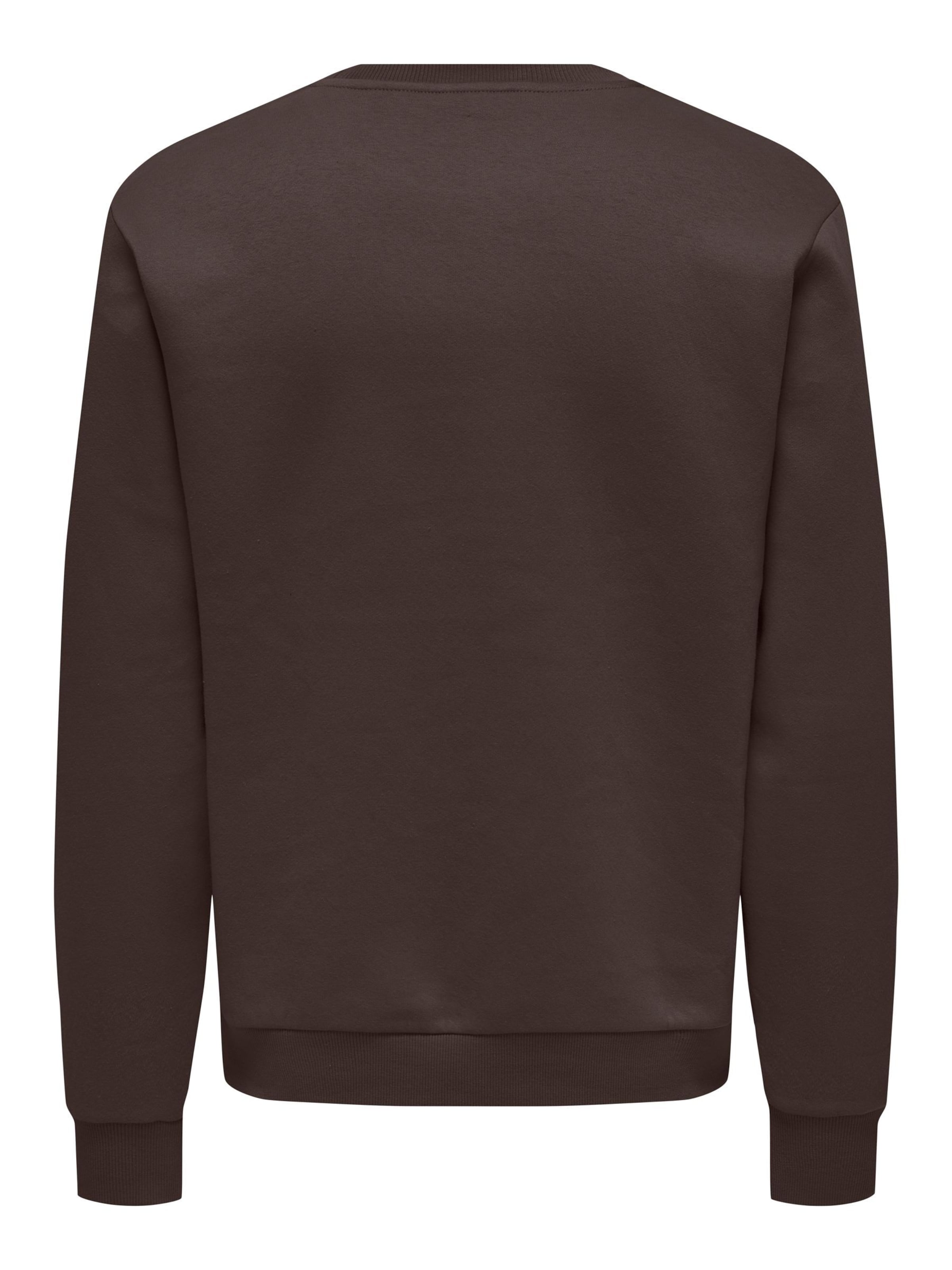 Only & Sons - Ajuste regular Sudadera 'ONSCERES' en marrón