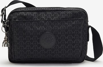 KIPLING - Mala de ombro 'Abanu' em preto: frente