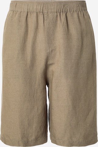 TOPMANLoosefit Hlače - zelena boja: prednji dio