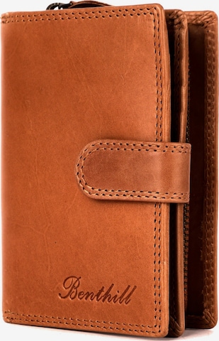 Benthill Wallet in Brown: front