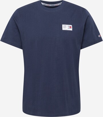 T-Shirt Tommy Jeans en bleu : devant