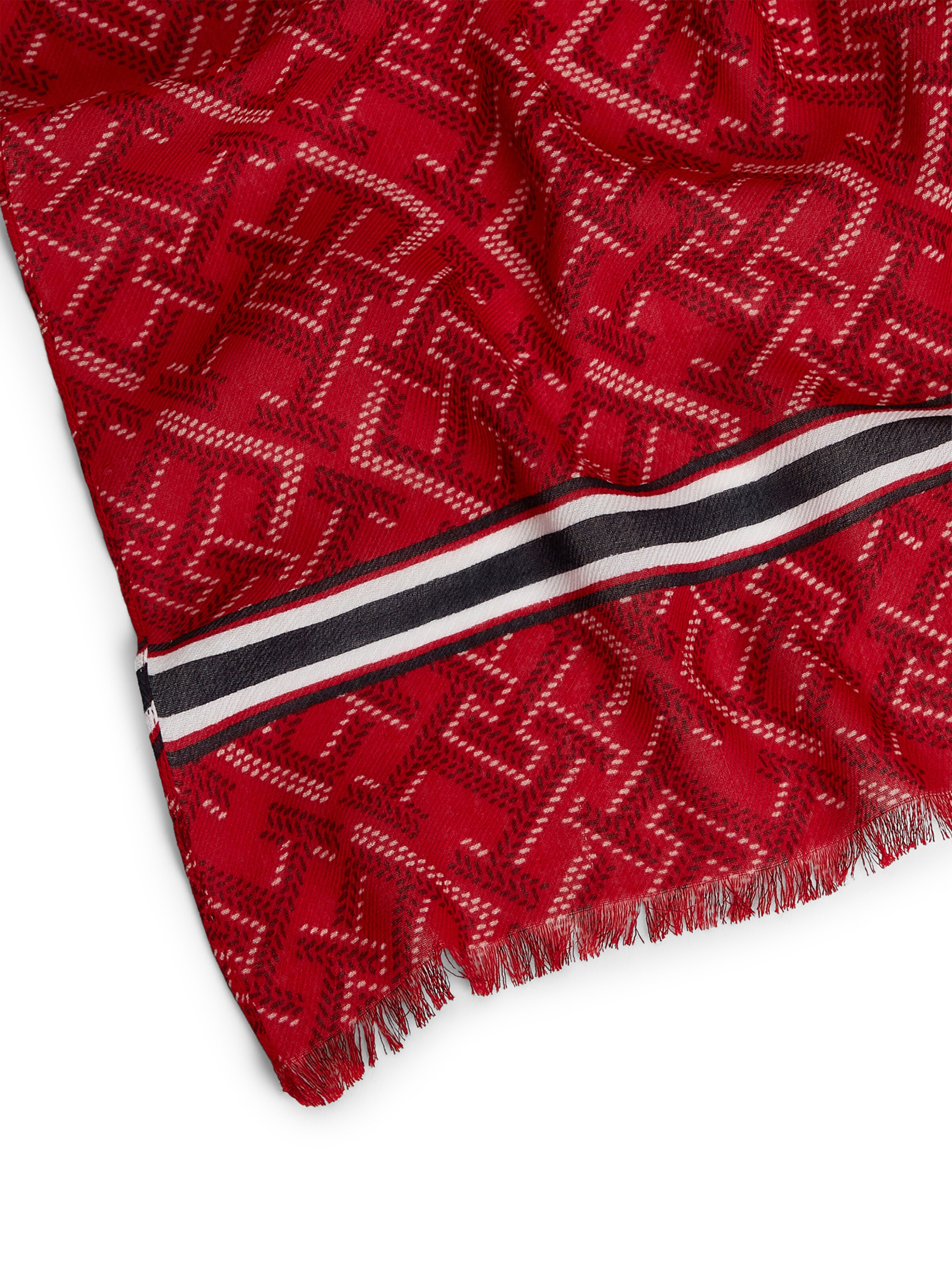 Fular de la TOMMY HILFIGER pe roșu