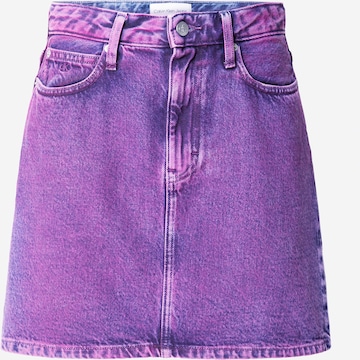 Jupe Calvin Klein Jeans en violet : devant