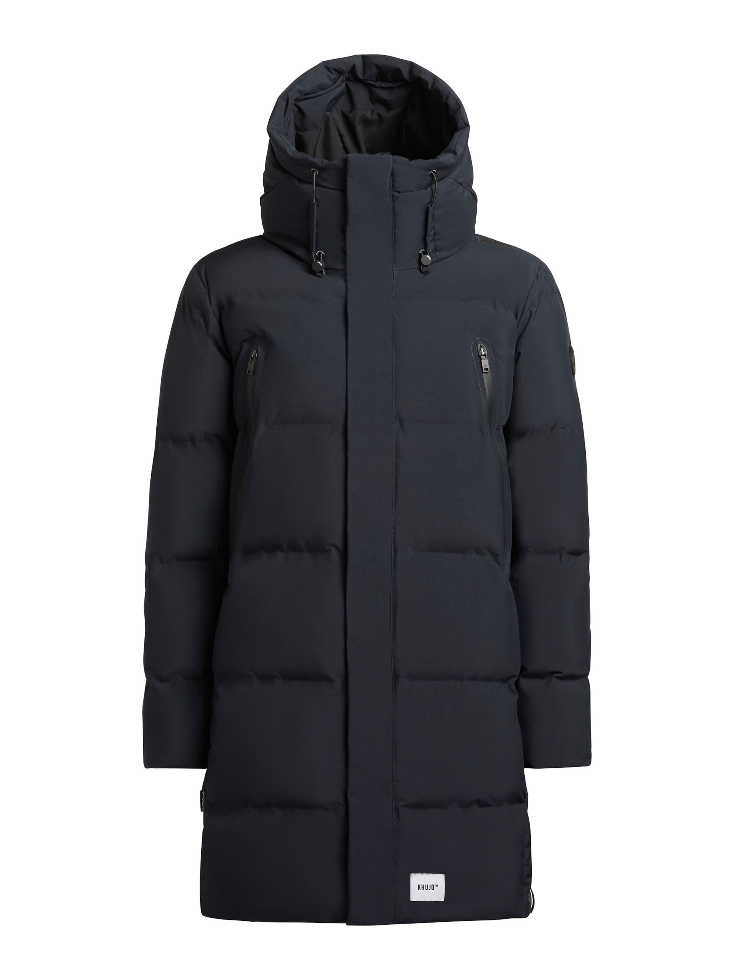 khujo Zimný kabát 'Morse3' - Modrá: predná strana