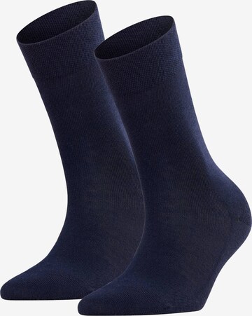 Chaussettes FALKE en bleu : devant