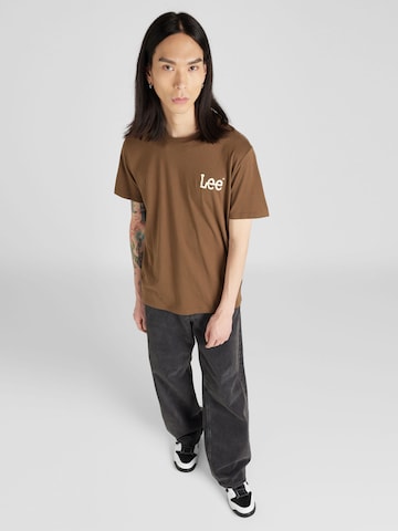 T-Shirt 'ESSENTIAL' Lee en marron