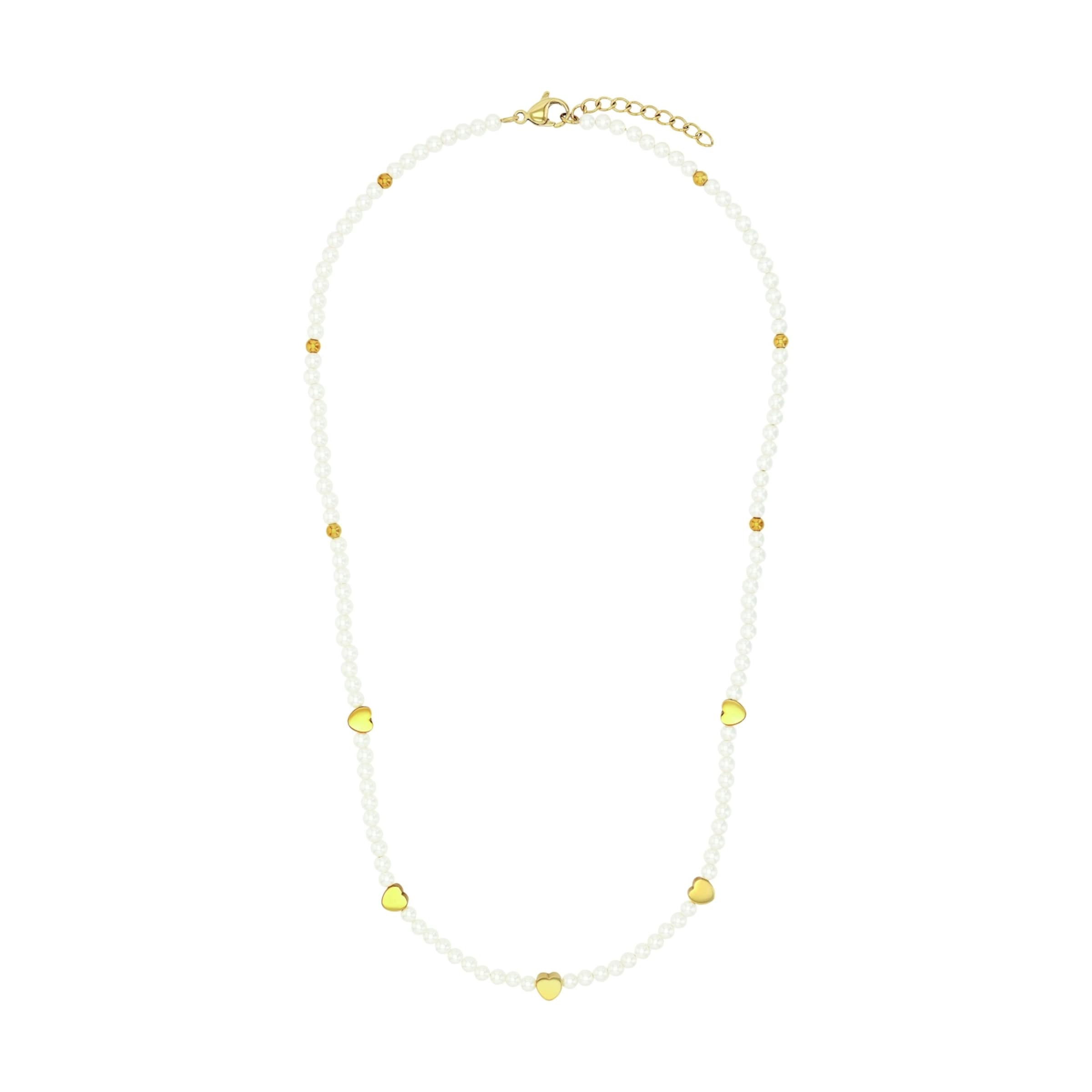 AMOR Kette in Gold: Vorderseite