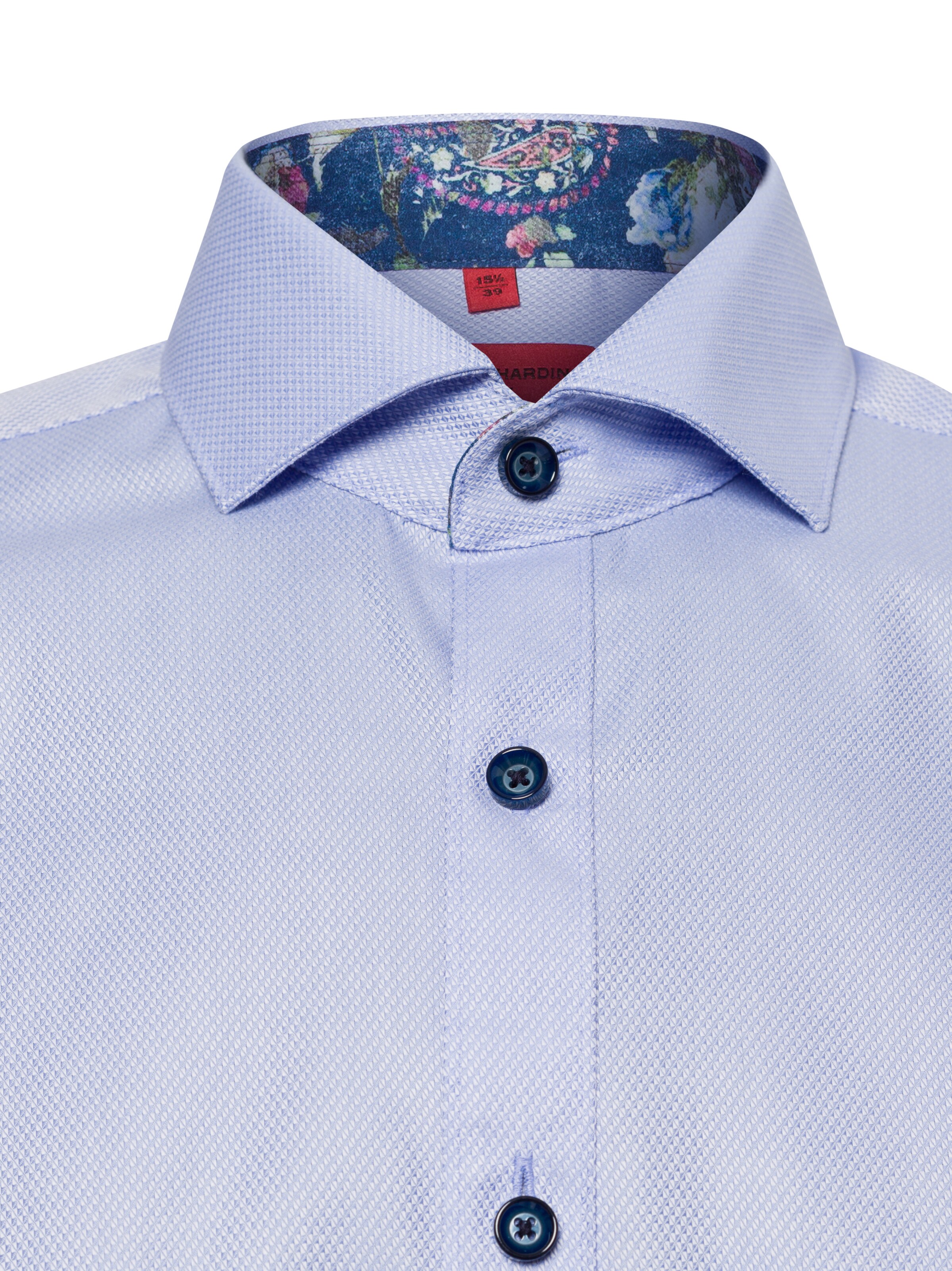Finshley & Harding Slim Fit Hemd in Blau