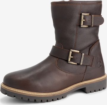 Travelin Boots 'Skelde' i brun: forside