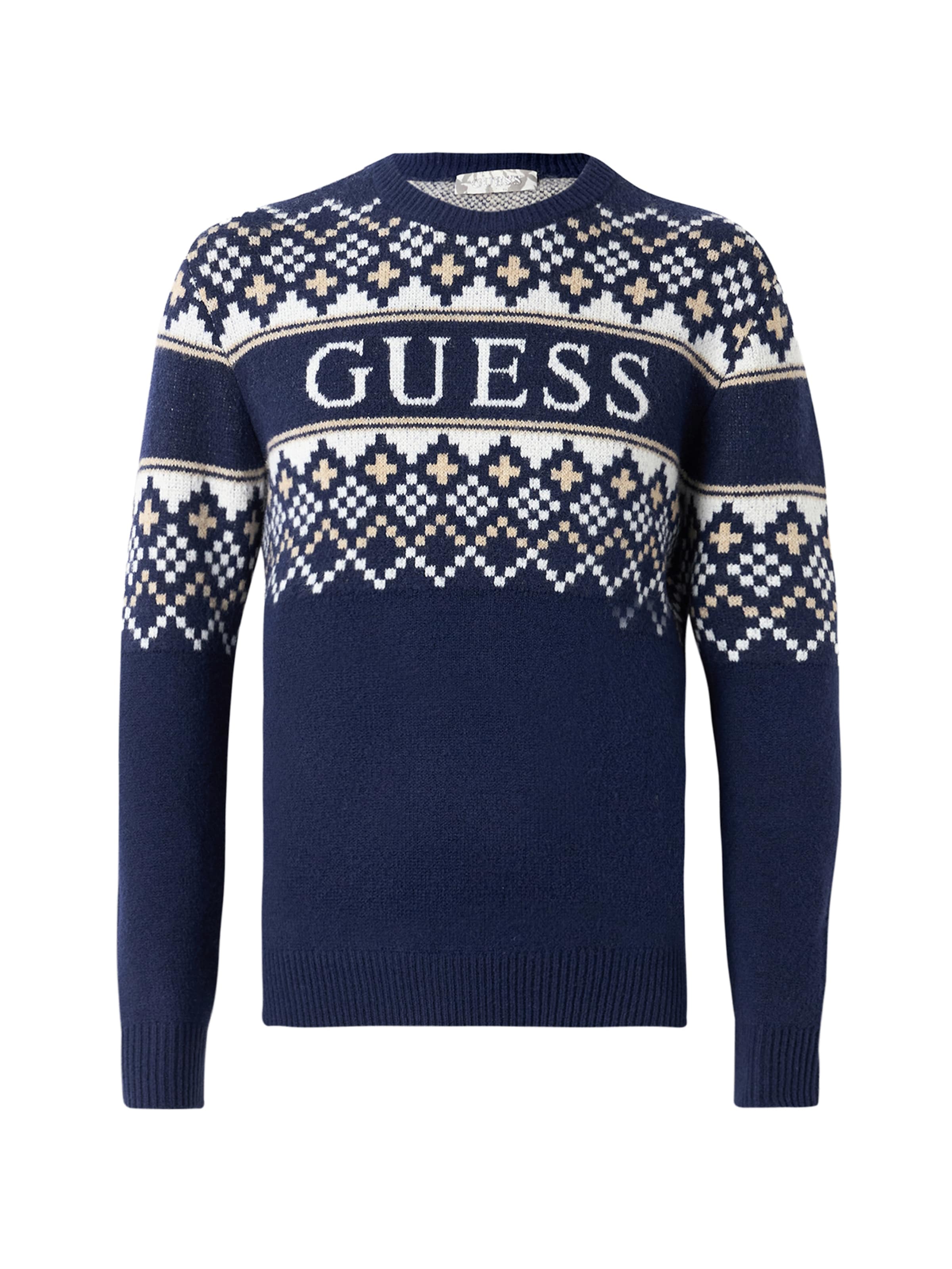 GUESS Πουλόβερ σε μπλε: μπροστά