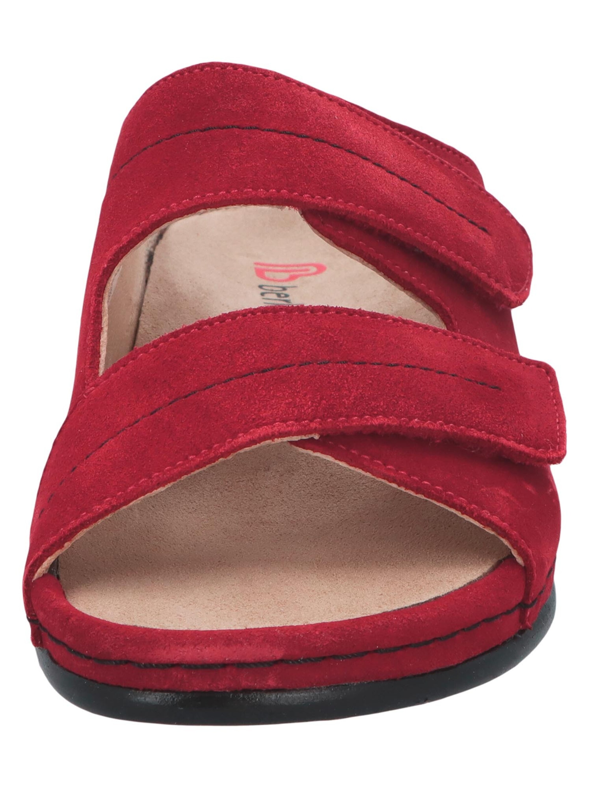 BERKEMANN Mules 'Fedora' in Red