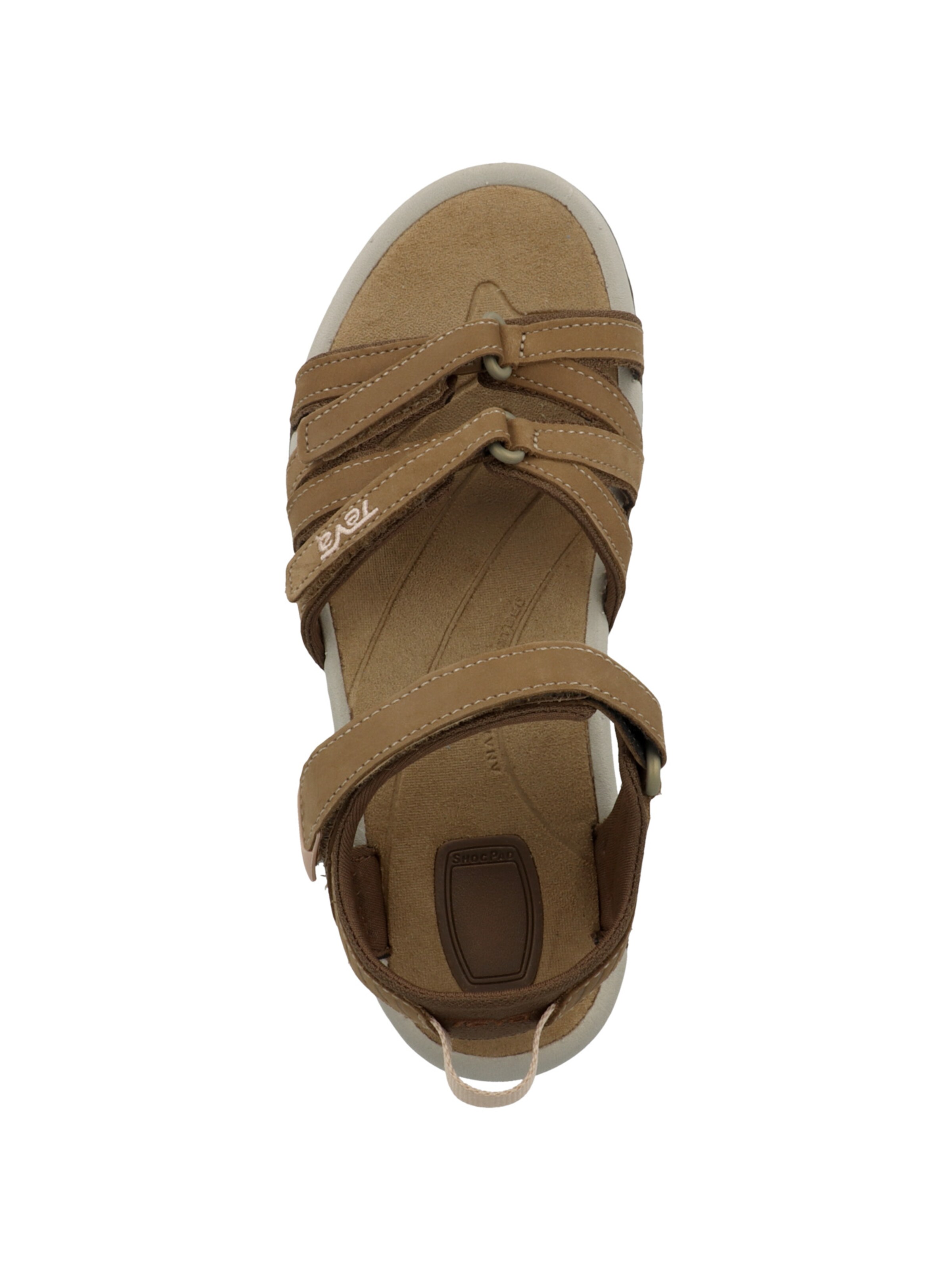 TEVA - Sandália 'Tirra' em castanho