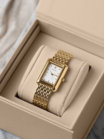 BURKER Watches Analogové hodinky 'Olivia Gold White' – zlatá