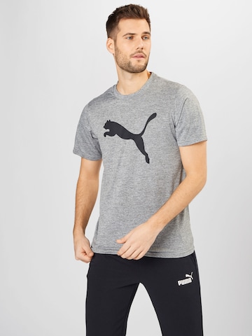 PUMA - Camiseta funcional en gris: frente