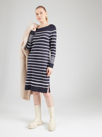 COMMA Knit dress in Blue: front