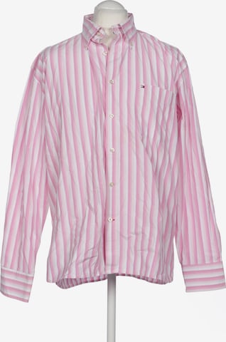 TOMMY HILFIGER Button Up Shirt in XL in Pink: front