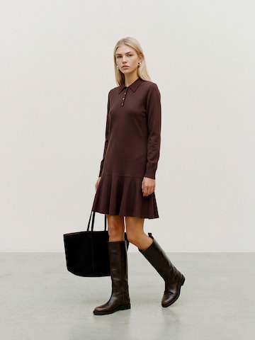 VERO MODA Knit dress 'VMMikaela' in Brown