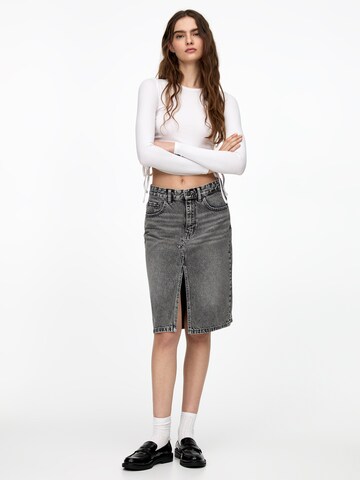 Pull&Bear Skirt in Grey