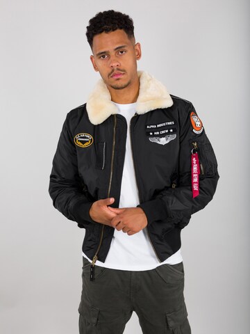 ALPHA INDUSTRIES Talvejope ' Injector III Air Force ', värv must: eest vaates