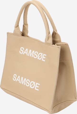Samsøe Samsøe حقيبة تسوق 'BETTY' بلون بيج: الأمام