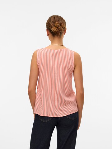 Chemisier 'VMBumpy' VERO MODA en rouge
