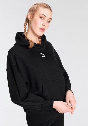 PUMA Sweatshirt 'Classics' in Black: front