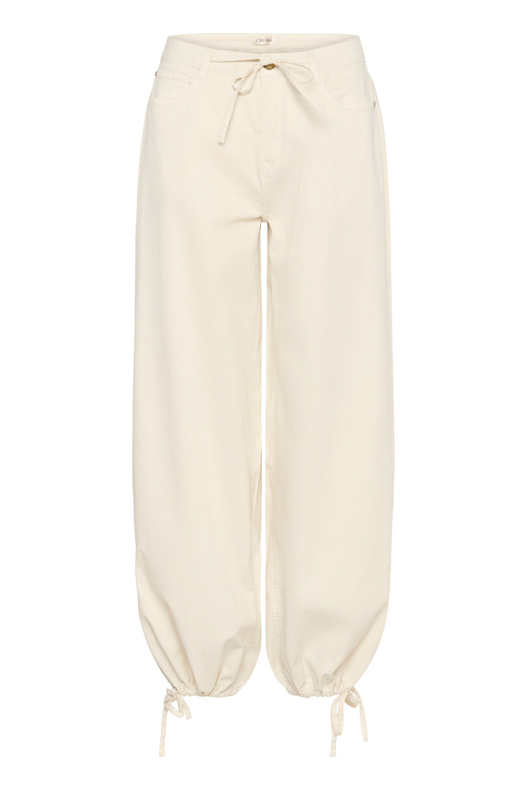 Cream Broek 'Berta' in Beige: voorkant