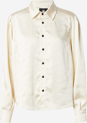 G-Star RAW Blouse in Beige: voorkant