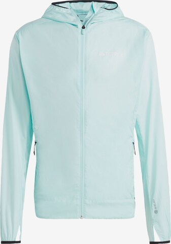 Regular Veste outdoor 'Xperior Windweave' ADIDAS TERREX en bleu : devant