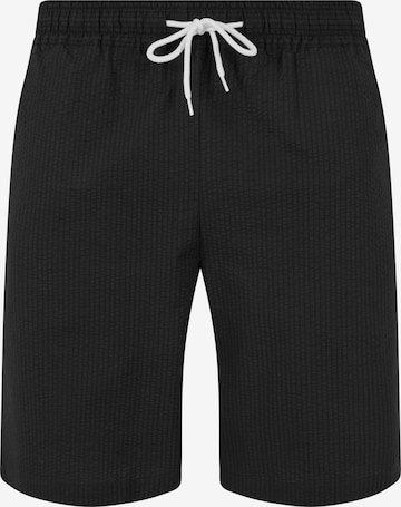 Urban Classics Pants 'Seersucker' in Black: front