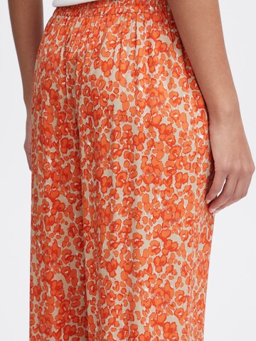 ICHI Regular Broek 'Aya' in Oranje