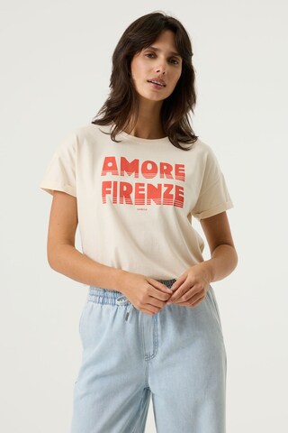 T-shirt GARCIA en blanc : devant