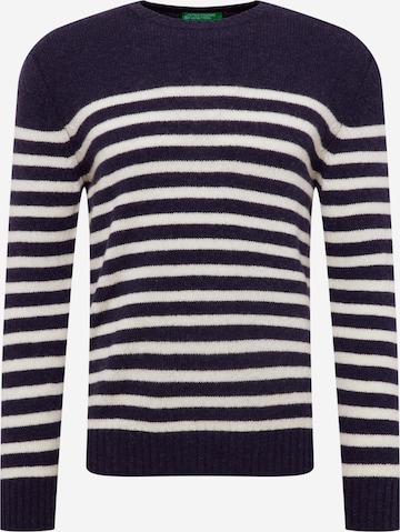 UNITED COLORS OF BENETTON Sweater in Blue: front