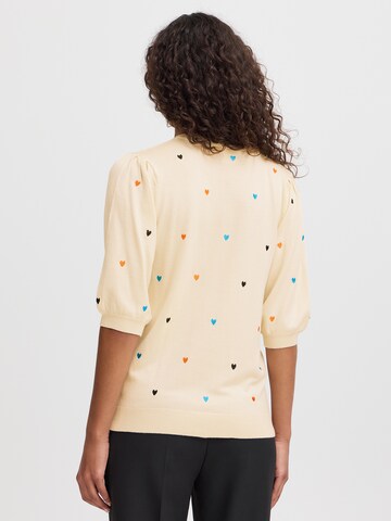 ICHI Sweater 'IH DIANE' in Beige
