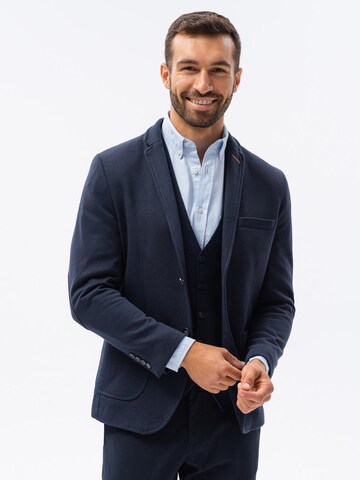 Ombre Slim Fit Sakko in Blau