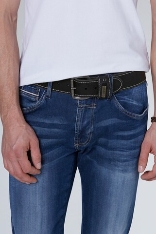 CAMP DAVID Gürtel in Schwarz: Vorderseite