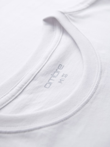Ombre Shirt in Wit