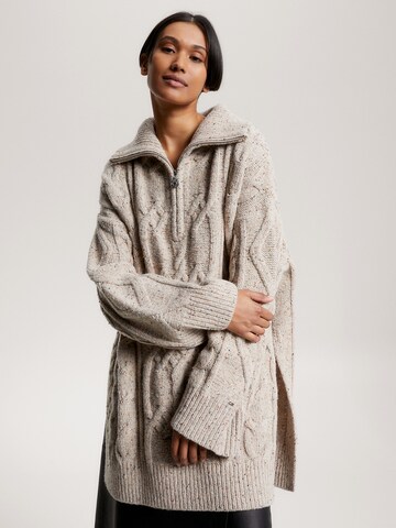 TOMMY HILFIGER Pullover in Beige: Vorderseite