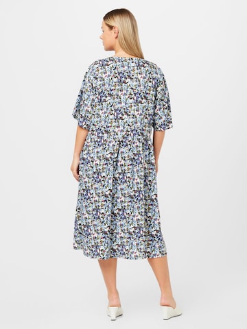 ONLY Carmakoma Shirt Dress 'TANNIKA' in Blue