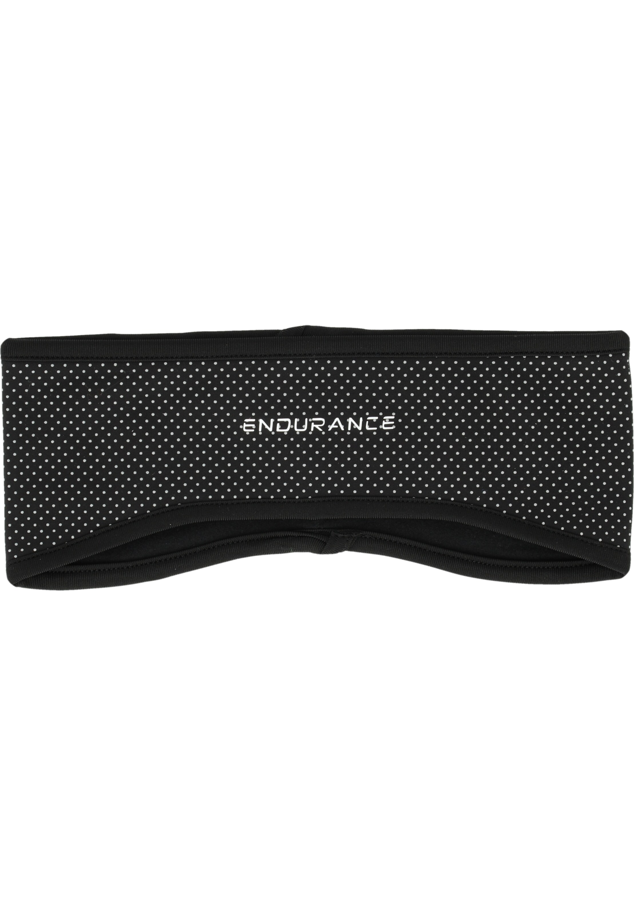ENDURANCE Sportstirnband 'Lolis' in Schwarz: Vorderseite