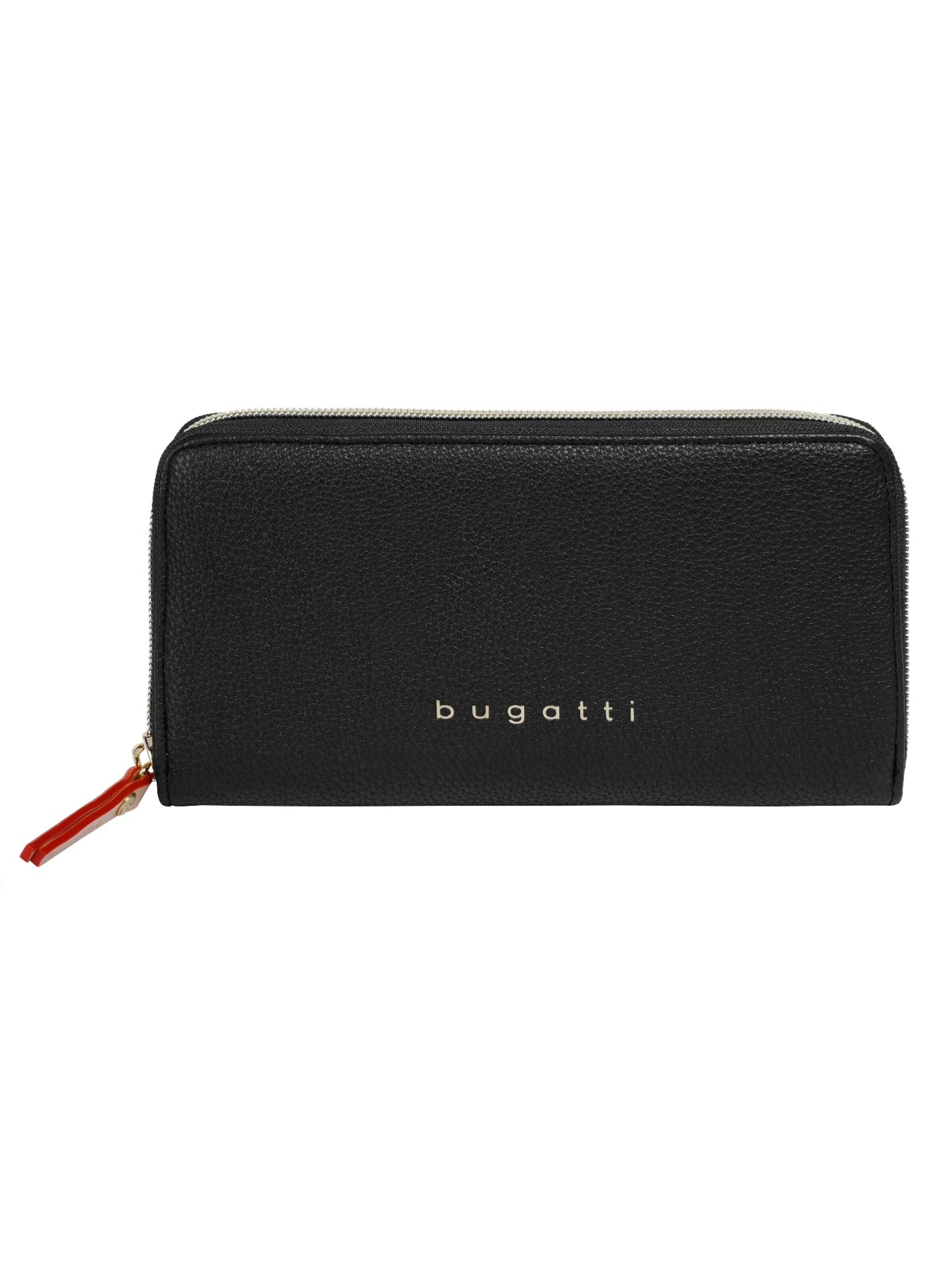 bugatti Wallet 'ELLA' in Black: front