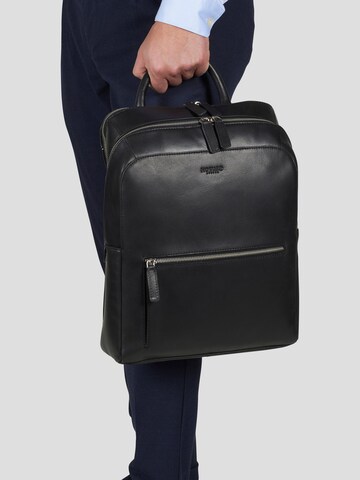 Zaino 'Backpack Byron Black' di Howard London in nero: frontale