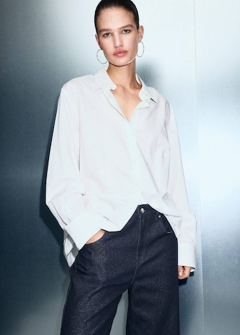 MANGO Regular Jeans 'Carrie' in Blau