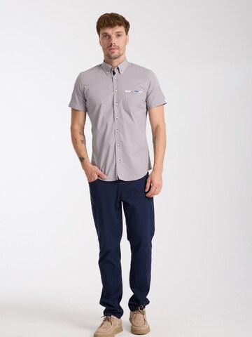 Slim fit Camicia business di 7Camicie in grigio
