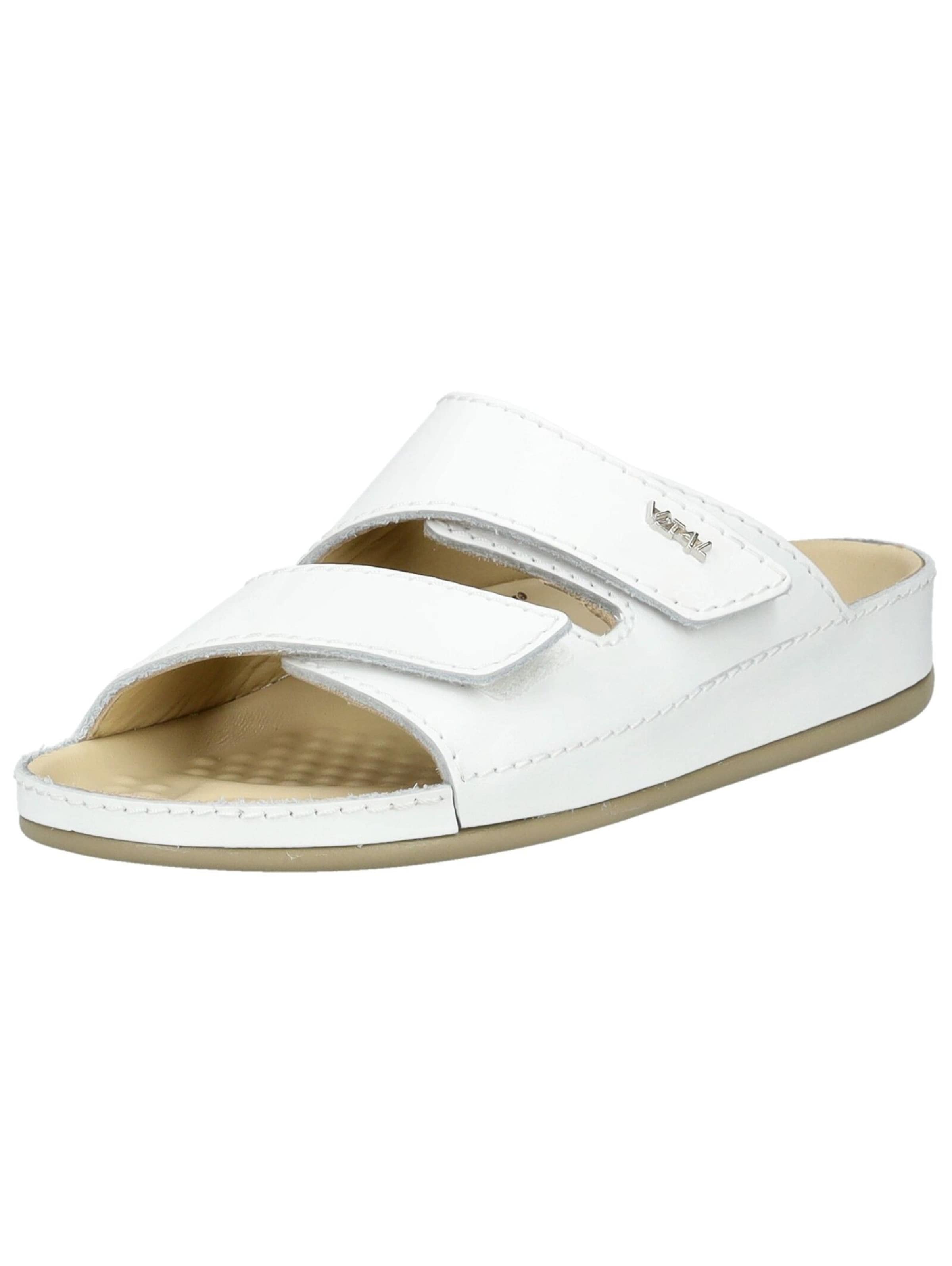 vital Pantolette in Weiß: Vorderseite