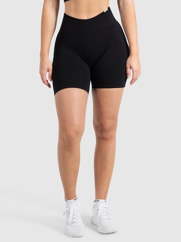 Smilodox Skinny Leggings 'Kalea' in Zwart: voorkant