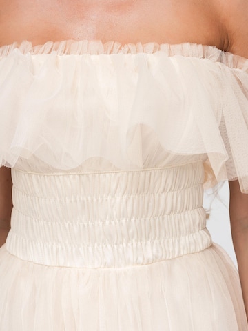 Ombre Dress in Beige